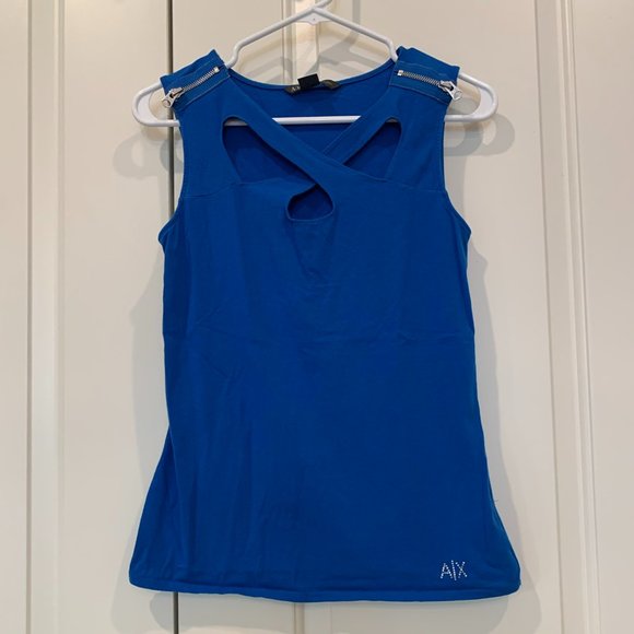 A/X Armani Exchange Cutout top - Picture 1 of 3